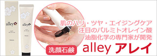 洗顔カリ石鹸 alley アレイ：開発者の言葉で聞く　