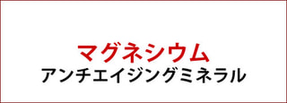 マグネシウム　ミネラルの王様